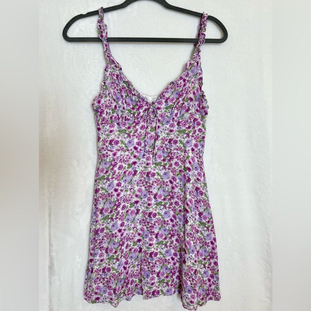 Floral Purple Dress